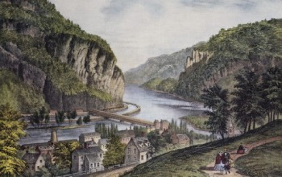 Harper's Ferry Fine Art Print - Currier and Ives (1857-1907)