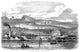 View of Sing Sing Prison on the Hudson River - Wood Engraving 1853 Fine Art Print by Granger Collection