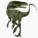 Juravenator Dinosaur Fine Art Print - Jurassic Period Poster