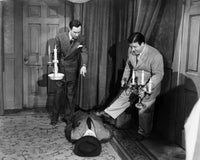 Hold That Ghost Fine Art Print featuring Bud Abbott and Lou Costello (1941)