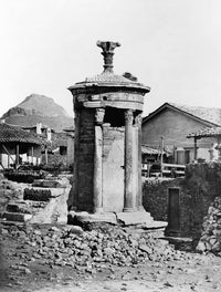 Monument of Lysicrates Fine Art Print - Late 19th Century Photograph