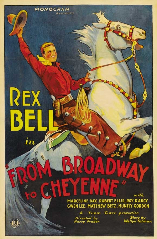 Broadway to Cheyenne Movie Poster Print - 27x40 | Posterazzi