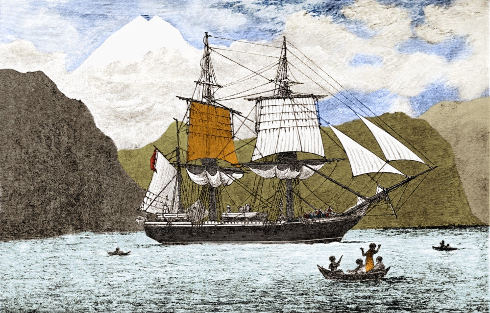 HMS Beagle 1830s Fine Art Print | Science Source