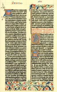 Sample from the 1455 Gutenberg Bible Fine Art Print by Ken Welsh