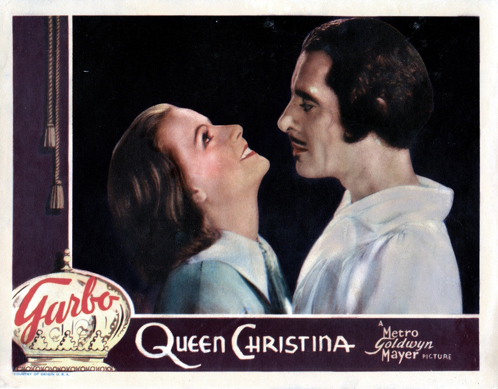 Queen Christina Movie Poster Print featuring Greta Garbo & John Gilbert (1933)