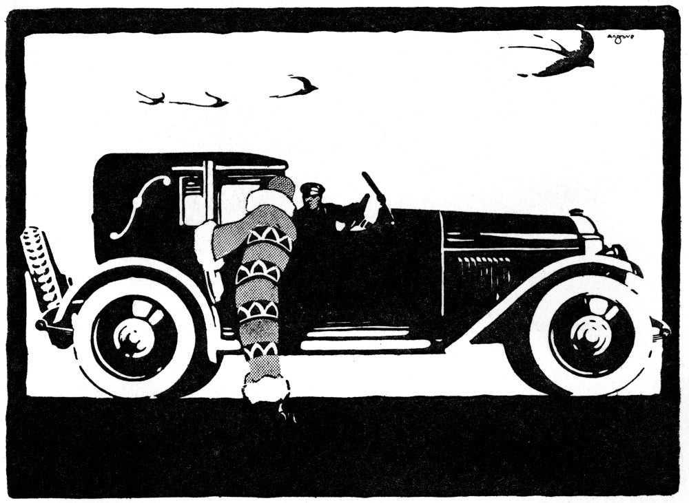 Car of the 1920s Fine Art Print by Mary Evans Picture Library