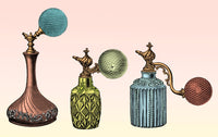 Perfume Atomizers Fine Art Print - Early 20th Century by Science Source