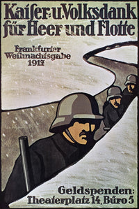 World War I German Thank-Offering Poster Print by Lisa Von Schauroth