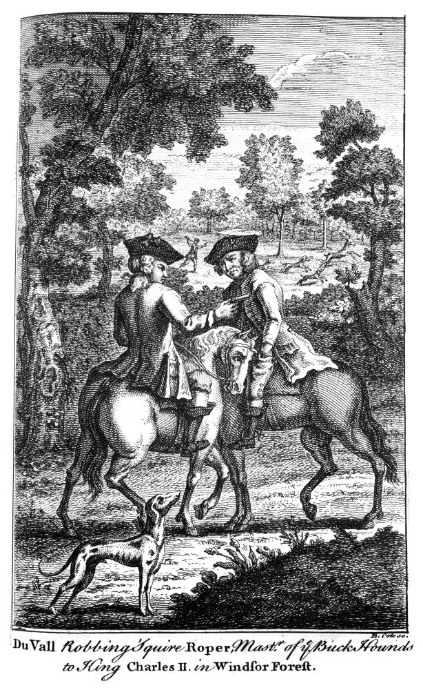 England: Highwayman C1665 - Line Engraving by Claude Duval