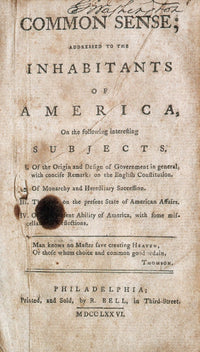 Thomas Paine's 'Common Sense' Fine Art Print by Science Source
