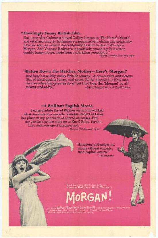 Morgan A Suitable Case for Treatment Movie Poster 11x17
