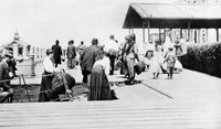 Immigrants Arriving at Ellis Island, C1915 Fine Art Print by Granger Collection