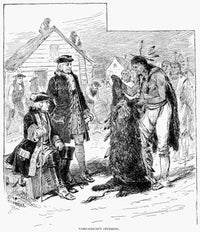 Tomo-Chichi Wood Engraving Print - Native American Chief Meeting | Posterazzi