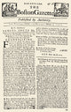 Boston Gazette 1721 Fine Art Print by Granger Collection