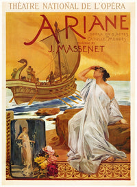 Massenet: Ariane French Lithograph Poster (1906) | Granger Collection