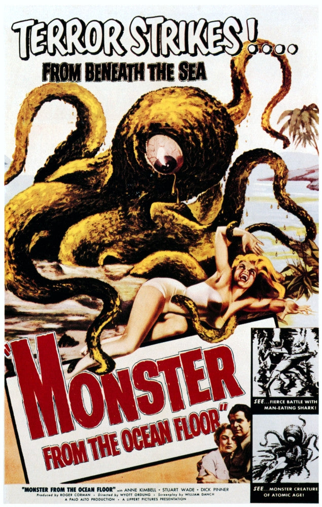 Monster From The Ocean Floor Movie Poster Masterprint