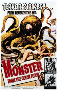 Monster From The Ocean Floor Movie Poster Masterprint