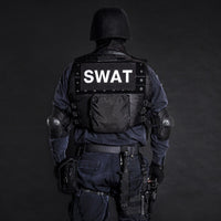 SWAT Team Officer Fine Art Print by Oleg Zabielin - Black Background