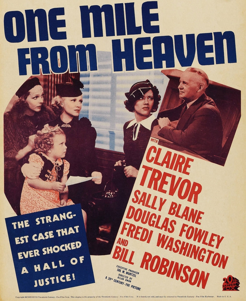 One Mile From Heaven Movie Poster Fine Art Print