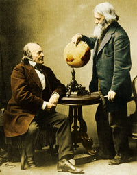 Louis Agassiz and Benjamin Peirce Fine Art Print by Science Source