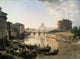 Rome Castel San Angelo Fine Art Print by Silvestre Chedrin (1827)