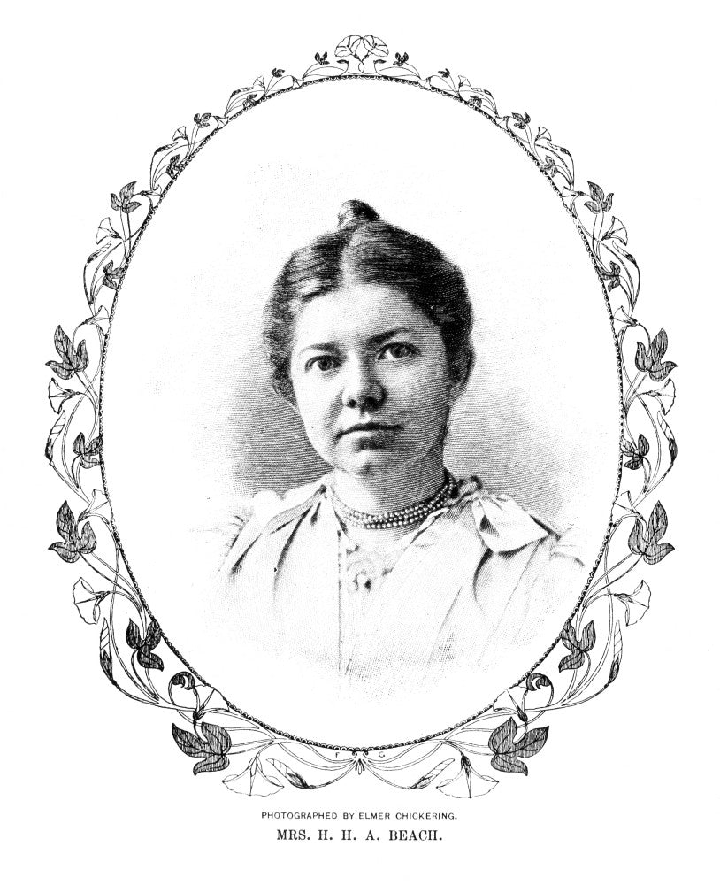 Amy Marcy Beach Engraving Poster Print - 1898 | Posterazzi