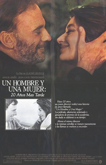 A Man and a Woman 20 Years Later Movie Poster - 11x17