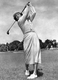 'Babe' Didrikson Zaharias Golf Swing Fine Art Print