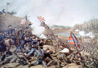 The Battle Of Franklin Historical Poster Print