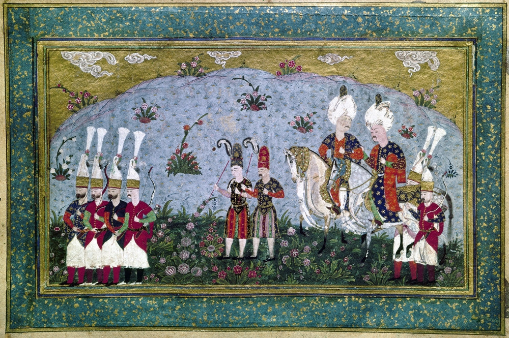 Turkey: Janissary Guards 16th Century Fine Art Print - Granger Collection