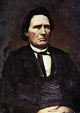 Thaddeus Stevens Fine Art Print - Oil Over Photograph by Mathew Brady