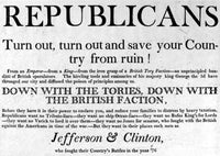 Jefferson 1804 Republican Campaign Poster Print by Granger Collection