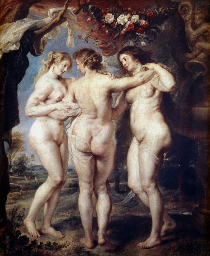 The Three Graces Fine Art Print by Peter Paul Rubens
