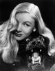 Veronica Lake Vintage Fine Art Print with Stuffed Panther