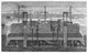 Brooklyn Bridge Caisson Cross Section Fine Art Print - Engraving 1870