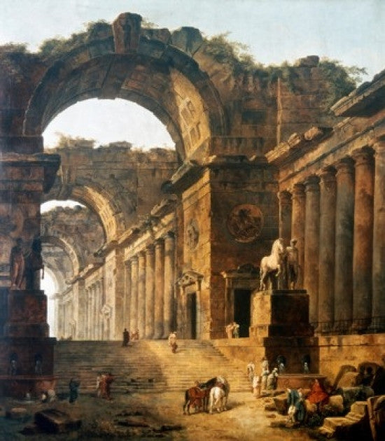 Old Temple Fine Art Print by Robert Hubert - Multiple Sizes Available