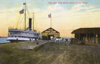 Steamer of the Fall River Line Fine Art Print by Mary Evans