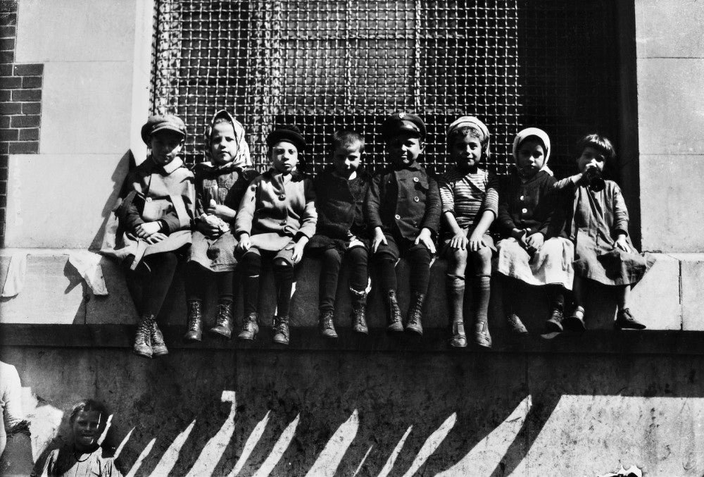 Ellis Island: Children, 1920 Fine Art Print by Granger Collection