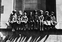 Ellis Island: Children, 1920 Fine Art Print by Granger Collection