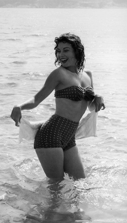 Ava Gardner Bikini Photo Print - Classic Hollywood Art