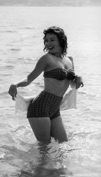 Ava Gardner Bikini Photo Print - Classic Hollywood Art