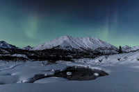 Aurora Borealis Fine Art Print Over Idaho Peak by Ray Bulson