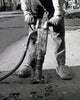Detail of a Worker Using a Jackhammer Fine Art Print