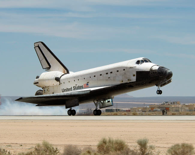 Space Shuttle Atlantis Fine Art Print by Stocktrek Images