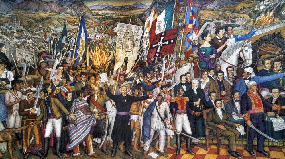 The Cry of Dolores - Mexico: 1810 Revolution Mural Print by Juan O'Gorman