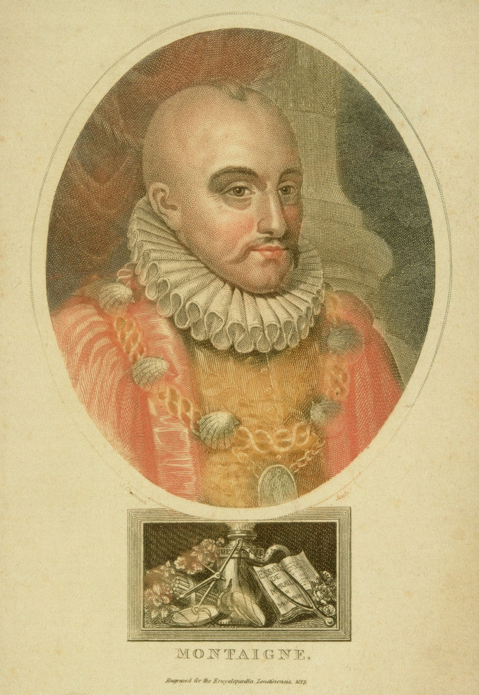 Michel Eyquem De Montaigne 19th Century French Writer Print