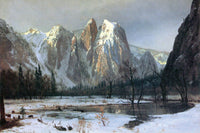 Albert Bierstadt Landscape Fine Art Print - Iconic American West