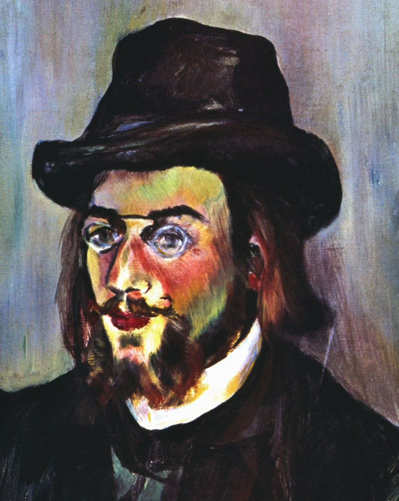 Erik Satie French Composer Oil on Canvas by Suzanne Valadon