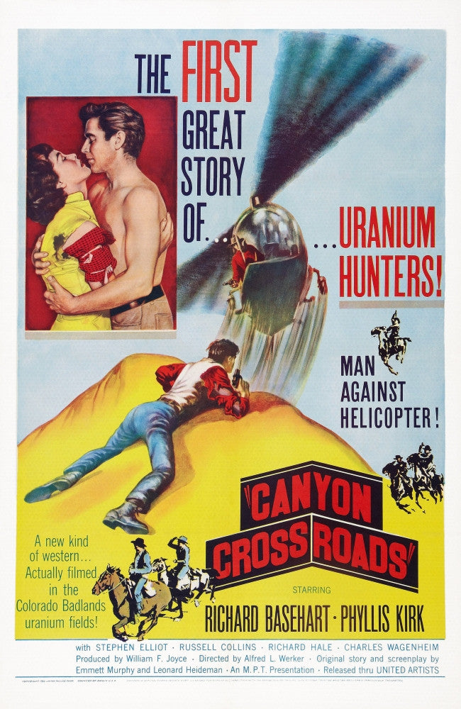 Canyon Crossroads U Movie Poster Art Print - 1956 Film