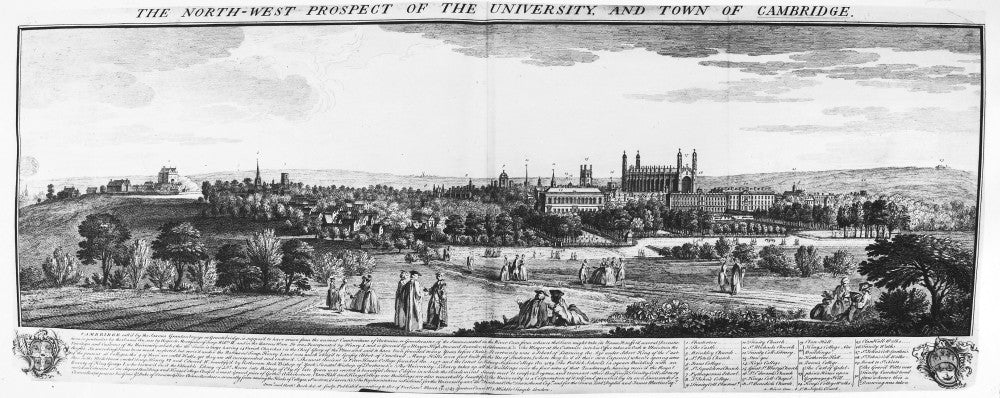 England: Cambridge 1743 Line Engraving Print by Granger Collection